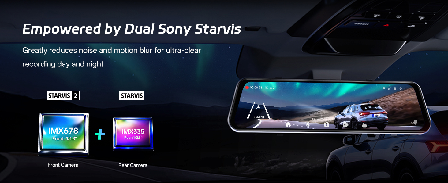 rearview mirror backup camera