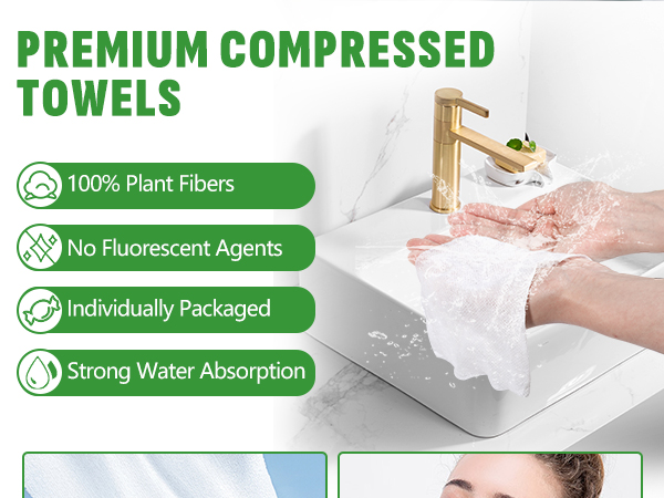 compressed towels