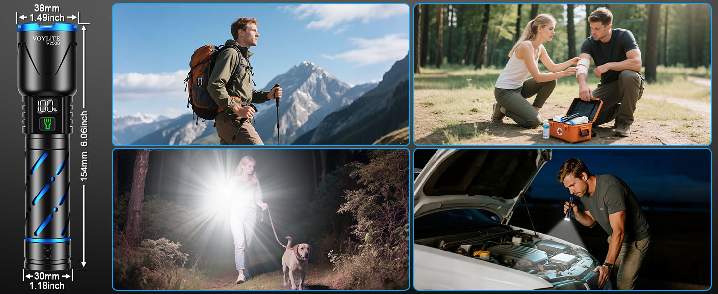 bright flashlights high lumens