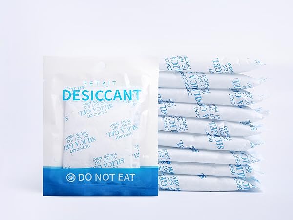 replacement desiccant bag for automatic pet feeders
