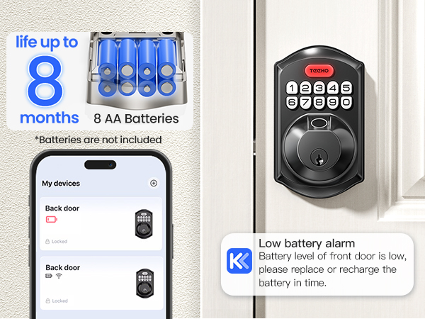 keyless entry door lock