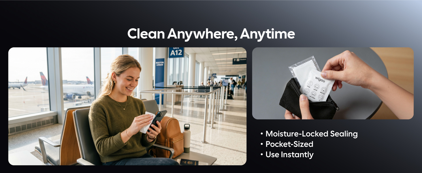 pocket-sized wipes for cleaning everywhere