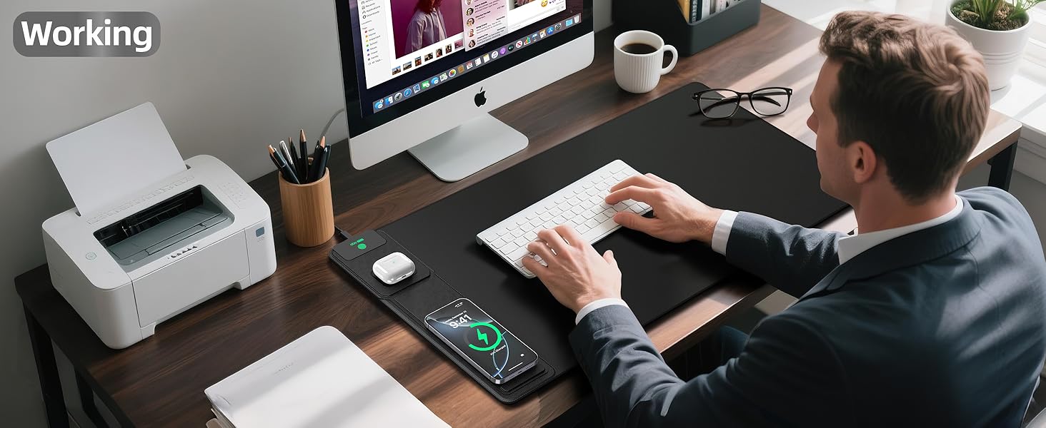 RGB gaming mouse pad