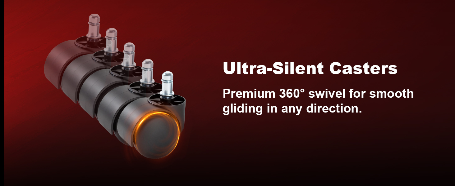 Ultra-Silent Casters