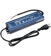 TOPAI LED Driver 12V 200W UL Listed Outdoor IP67 Waterproof Power Supply, Transformer Adapter AC1...