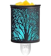 Wax Melts Warmer Plug in Wall–Electric Wax Warmer with 7 Colors Light Fragrance Wax Burner PTC He...