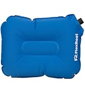 FlexRest Elevate Inflatable Pillow | Lightweight Design for Backpacking and Travel | Blue