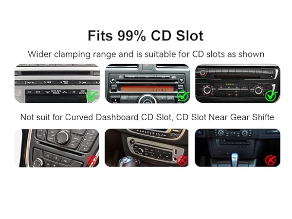 PLDHPRO CD Slot Tablet Car Mount 7