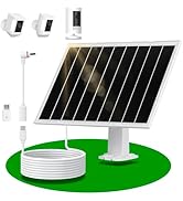 TANGOSUN 8W Solar Panel for Security Camera, USB c Solar Panel for Camera, with 9.5ft Cable, DC 5...