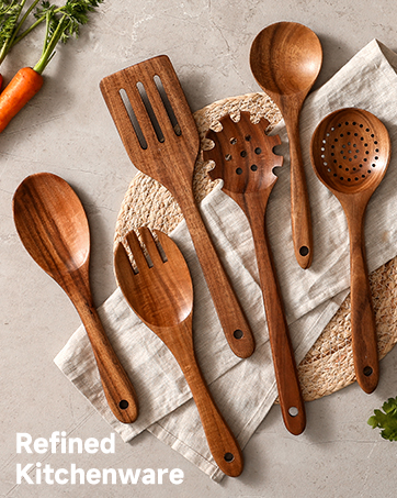 wooden utensils set