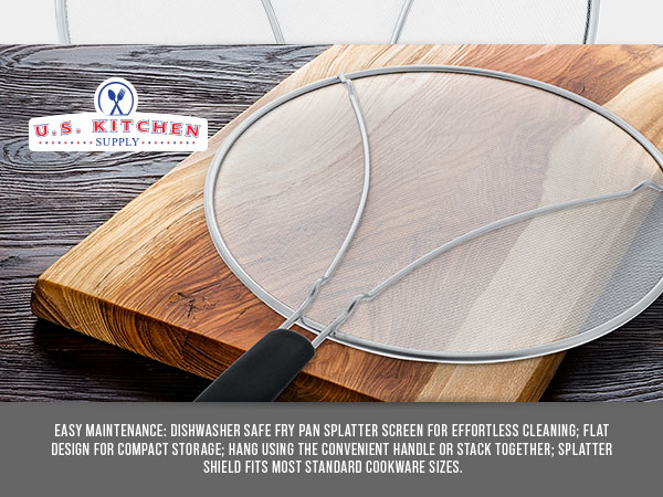 fine filter nonstick protective steam breathable barrier cleanup spatterproof culinary safety tool