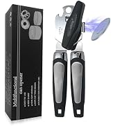 Safring Can Opener Manual with Magnet, Stainless Steel Handheld Heavy Duty Can Opener, Sharp Blad...