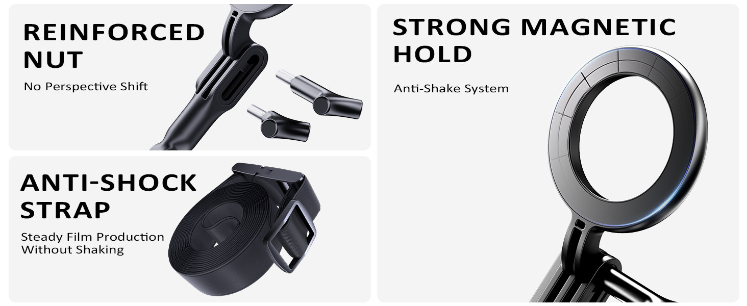 neck phone holder for recording