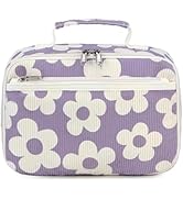 Bluboon Kids Girls Lunch Bag Insulated Lunch Box for school Corduroy Lunch Cooler Organizer Schoo...