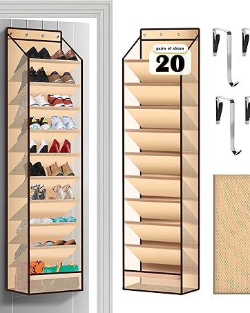  Over - the - Door Hanging Shoe Organizers 