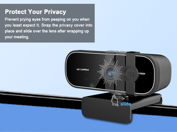 webcam with privacy webcam with cover