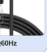 USB C HDMI Cable 6.6ft with Charging Port, 4K@60Hz Type C to HDMI Adapter Converter Cord with 100...