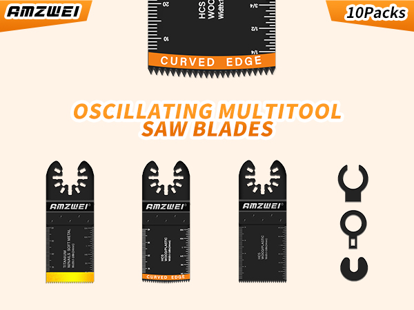 multi tool blades kits wood and metal