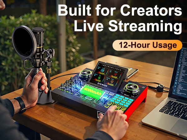 music production equipment pod cast equipment kit live streaming equipment