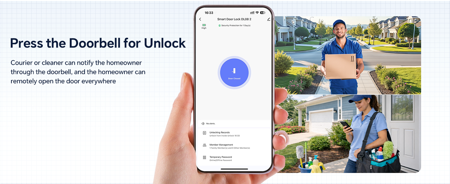 Doorbell for Unlock