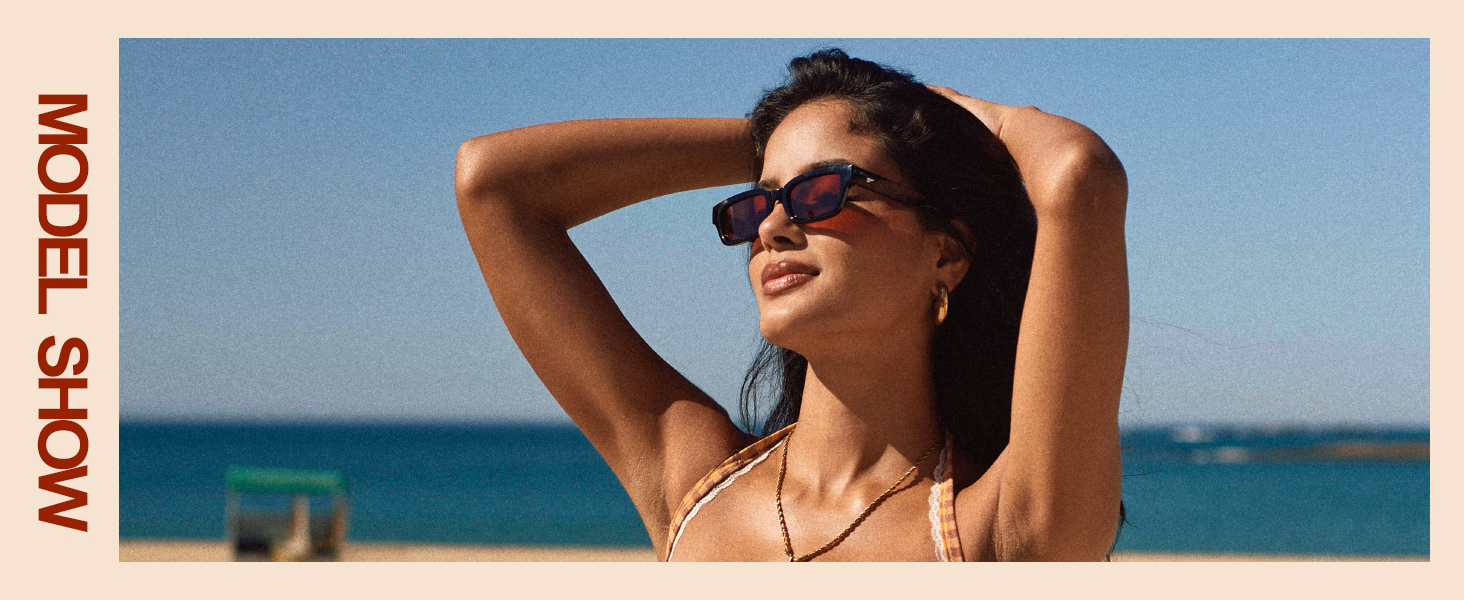 VANLINKER Skinny Sunglasses for Women VL9846