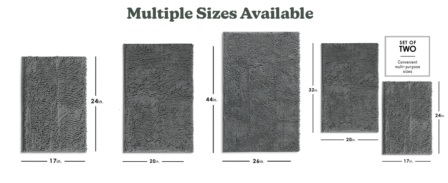 HH Chenille Bathroom Rug