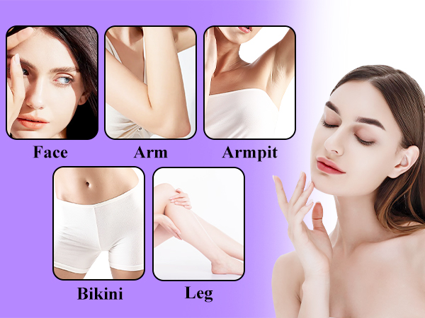 Electric Razor for Women Men Facial Hair Remover, Rechargeable Led Display Hair Removal Kit