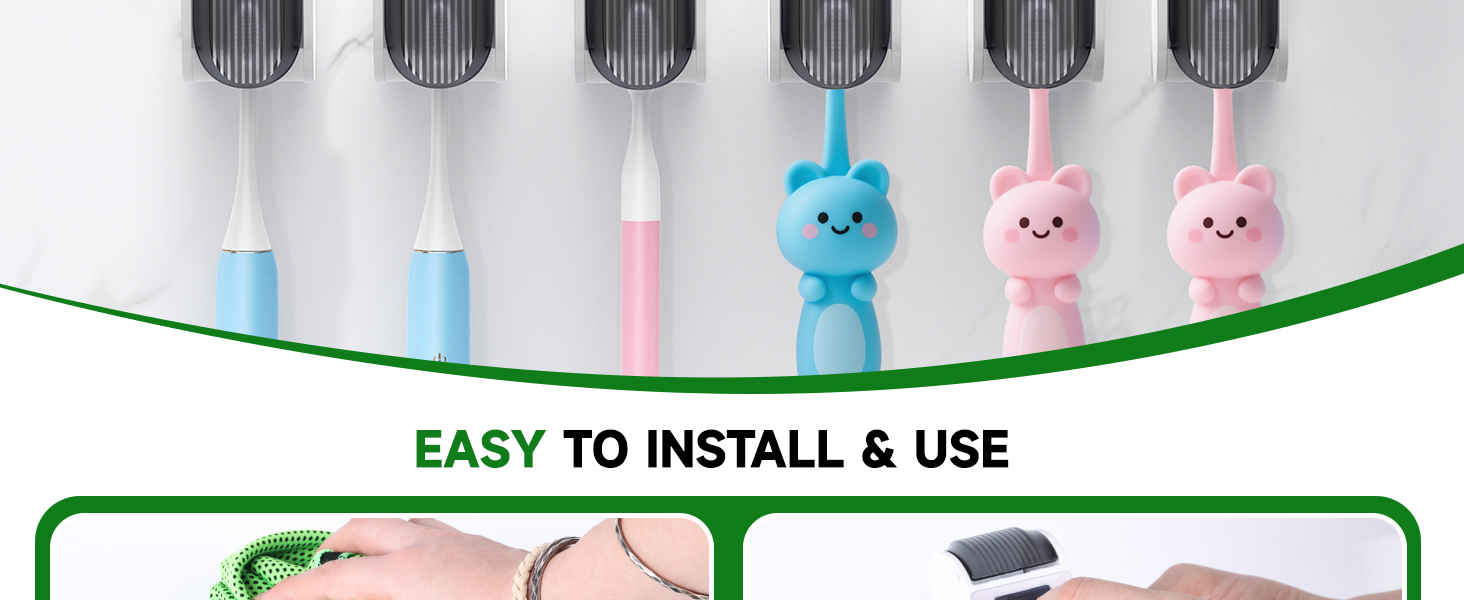 bathroom toothbrush holder