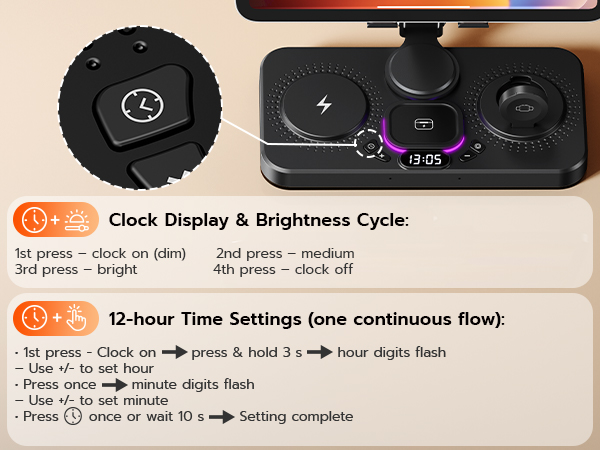 ipad iphone charging station