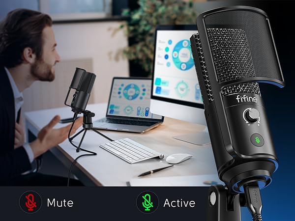 computer mic for on-line meeting