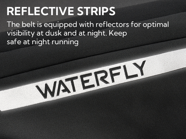 reflective running belt