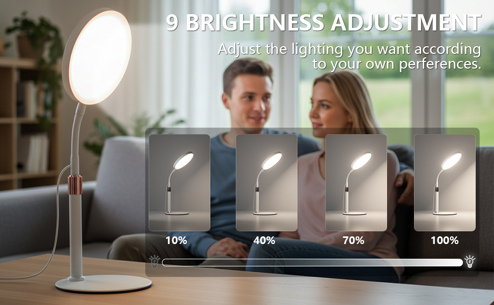 9 BRIGHTNESS ADJUSTMENT