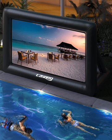 inflatable screen outdoor