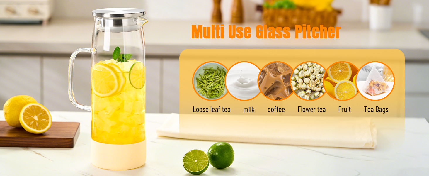 gallon glass pitcher