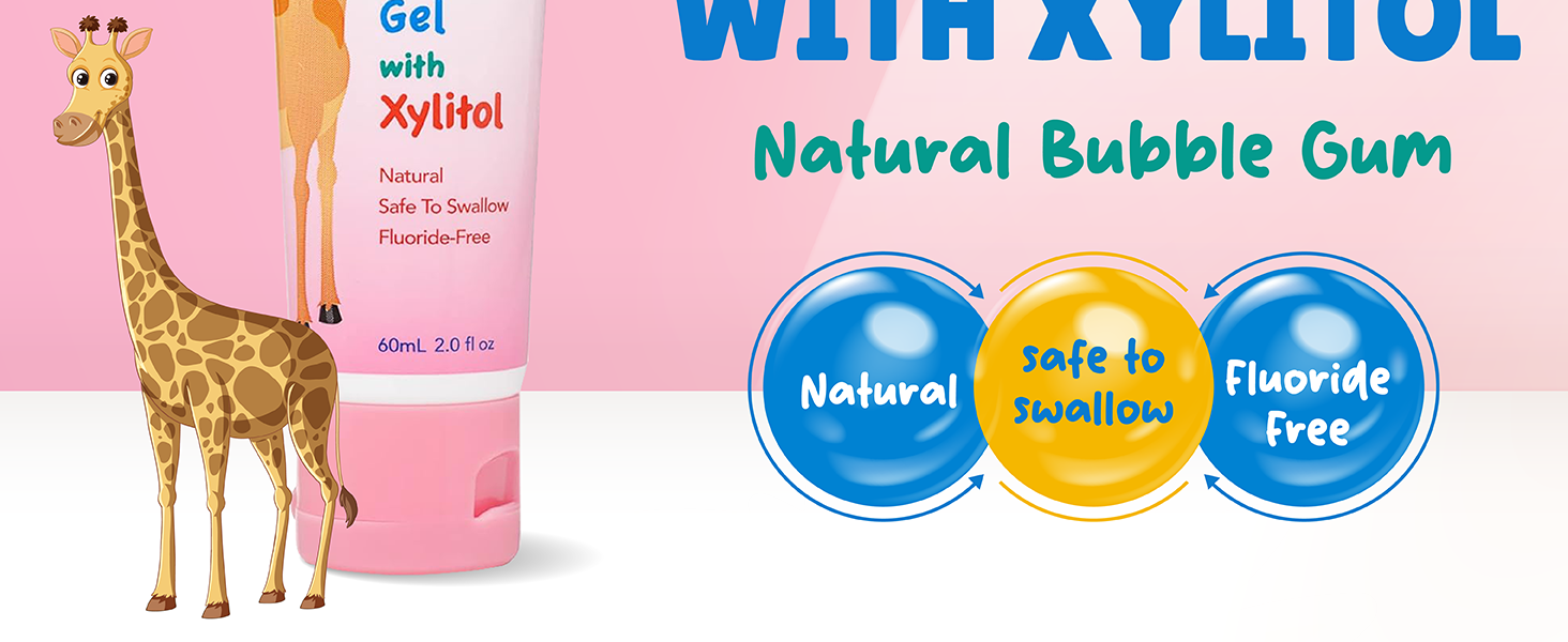 kids toothpaste sensitive teeth natural fluoride free xylitol flavored toddlers flouride-free paste