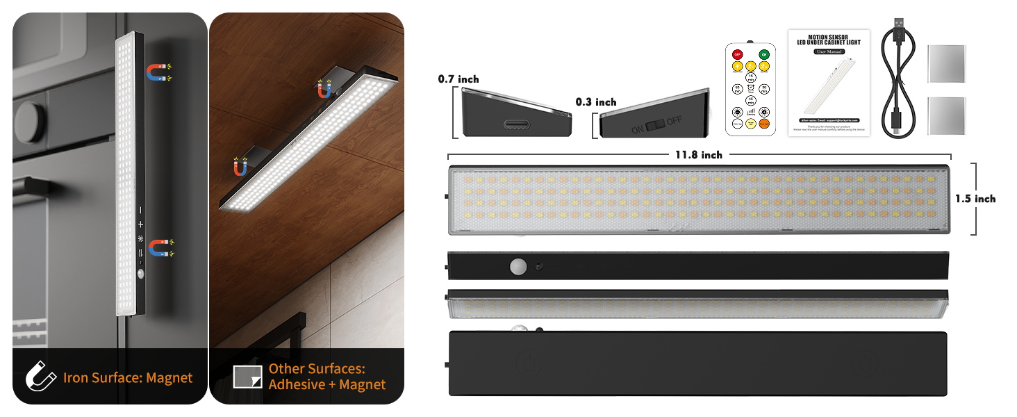 easy to use cordless bar light