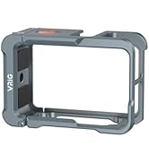 VRIG GA-05 Metal Cage for DJI Osmo Action 5 Pro/ 4/3, Metal Protective Case Frame Housing with Sh...