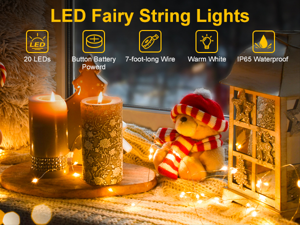 LED Battery Operated Fairy Lights