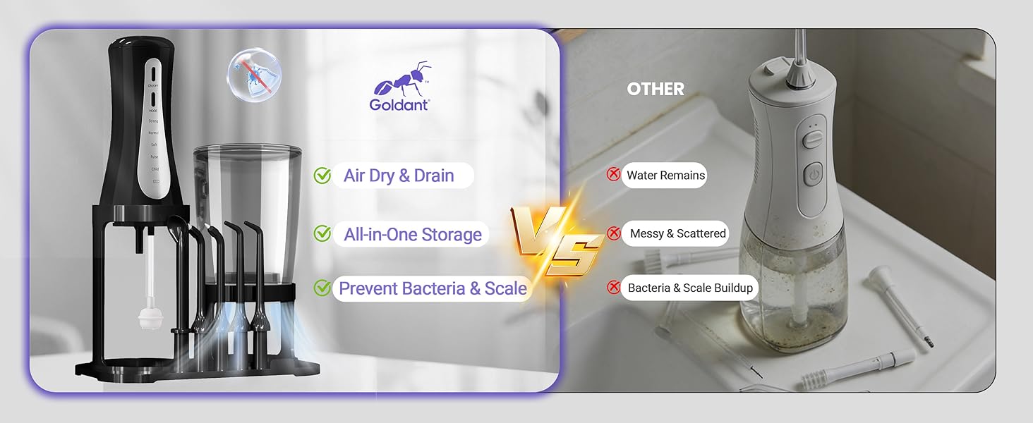 350ML water flosser with stand