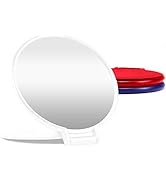 Compact Mirror Bulk Round Makeup Mirror for Purse, Set of 3, 2.6"L x 2.37"W (3-colors)