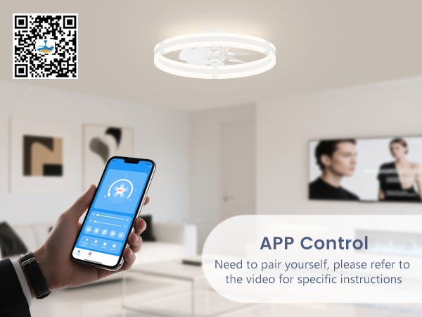 bluetooth ceiling fan fan ceiling with light indoor