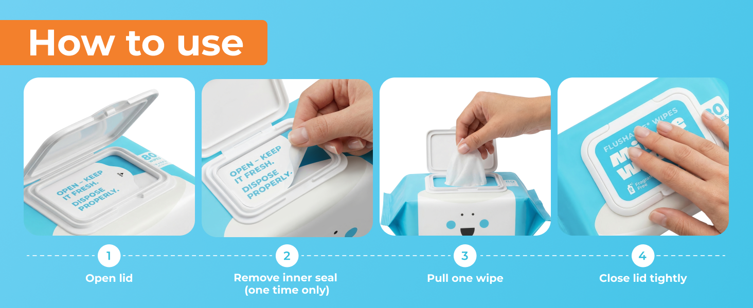 toilet wipes