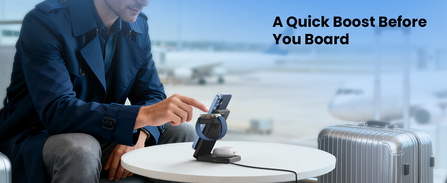 Magnetic Wireless Charger Stand for iPhone