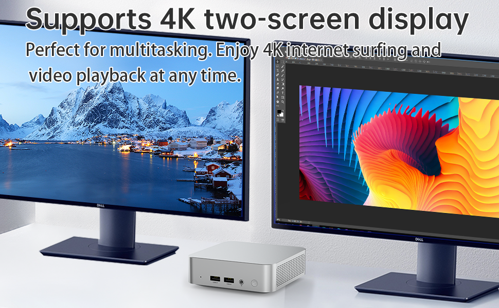 4K dual display