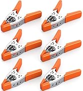 HORUSDY 6-Piece 6" inch Spring Clamp, Heavy Duty Spring Metal Spring Clamps, 2.5"-inch Jaw openin...