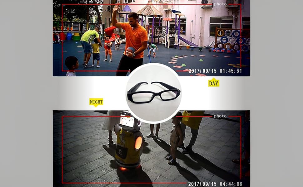 Sports recording glasses,Covert surveillance glasses,Lightweight spy glasses