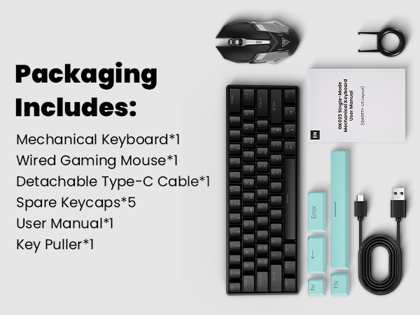 mechanical gaming keyboard and mouse