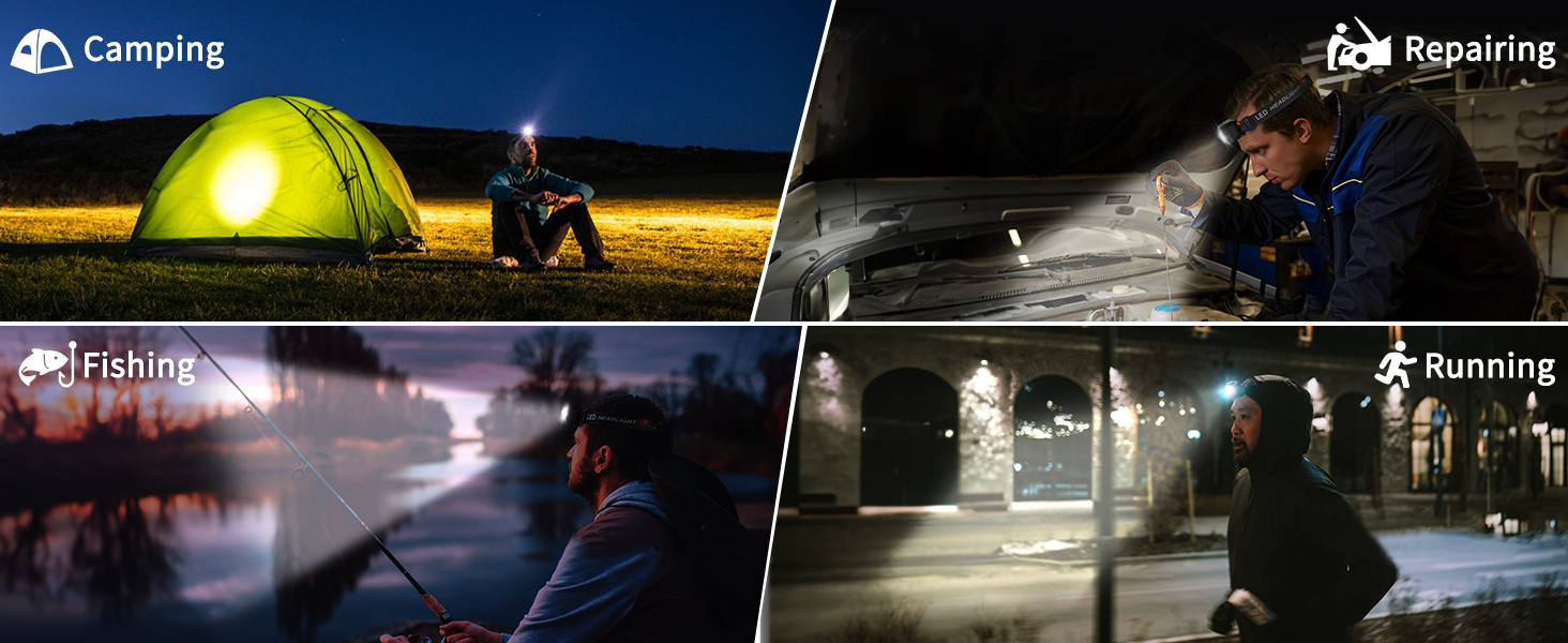 head lamps led rechargeable