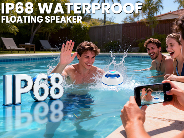 Floating Bluetooth Speaker for Pool