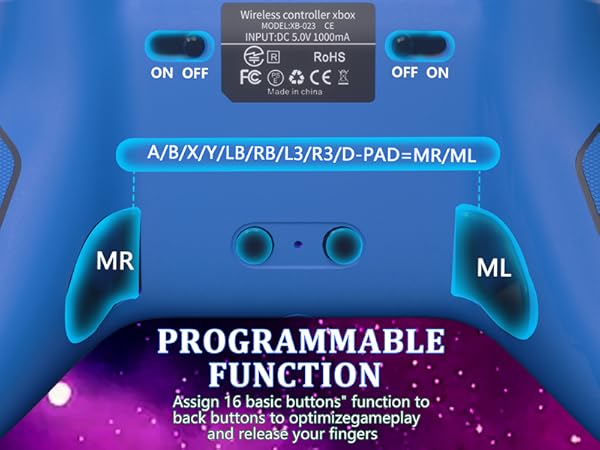 BLUE,xbox controller,xbox controller wireless,xbox one controller wireless, xbox one controller